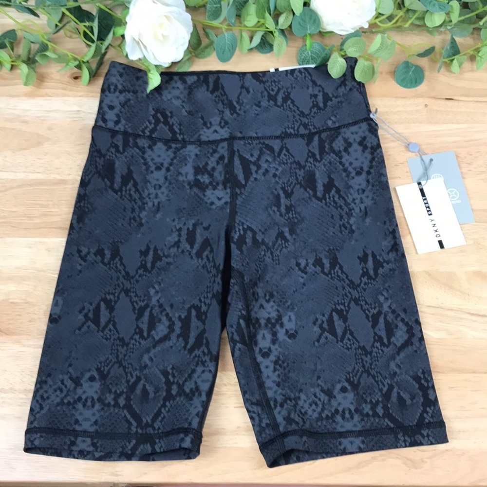 DKNY Sport Women s Snake-Embossed Bike Shorts